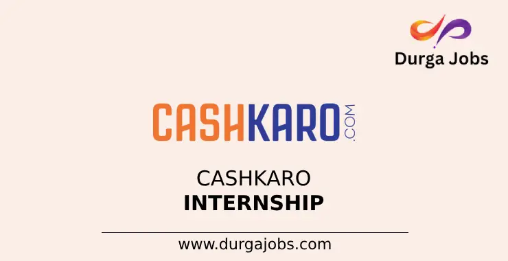 CashKaro Internship