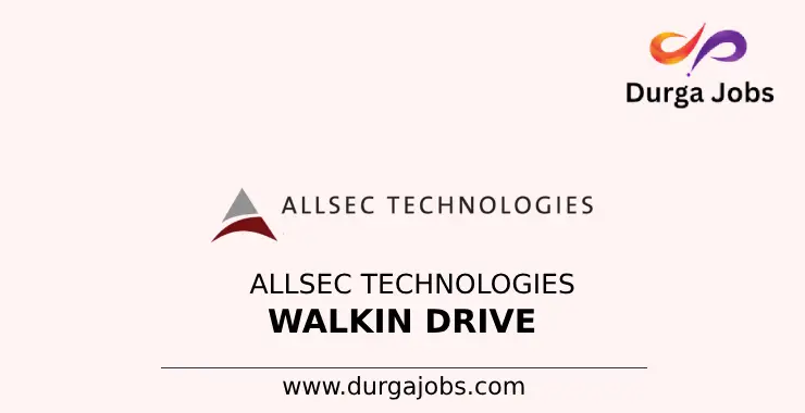Allsec Technologies walkin drive