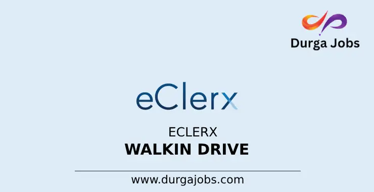 eClerx walkin drive 2024