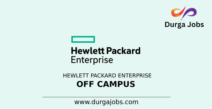 Hewlett Packard Enterprise Off Campus Drive 2024 for Software QA ...