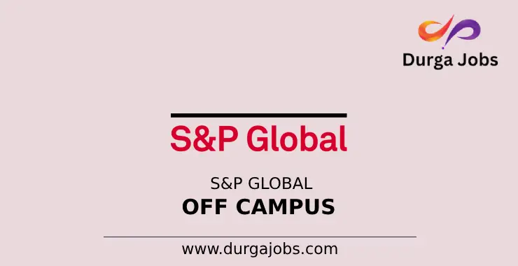 S&P Global off Campus 2024