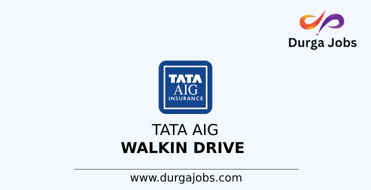 Tata AIG walkin Drive 2024