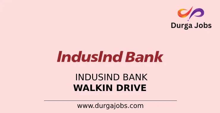 IndusInd Bank walkin Drive