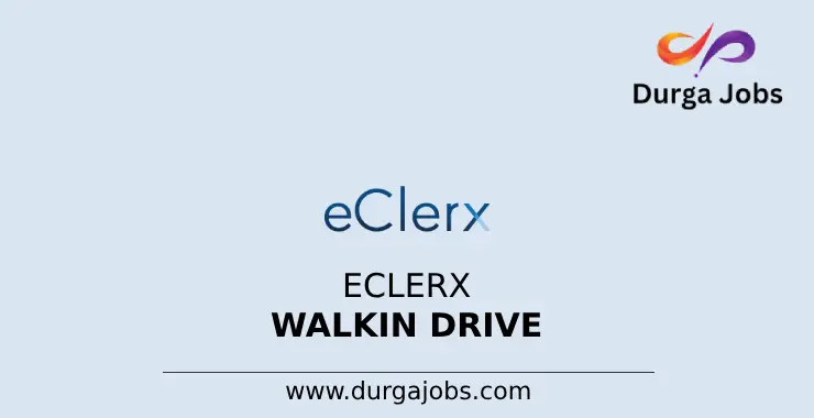 eClerx Walkin Drive 2024 for Financial Analyst in Pune