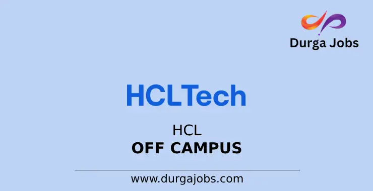 HCL Tech Off Campus Drive 2024 for Voice Process in Chennai